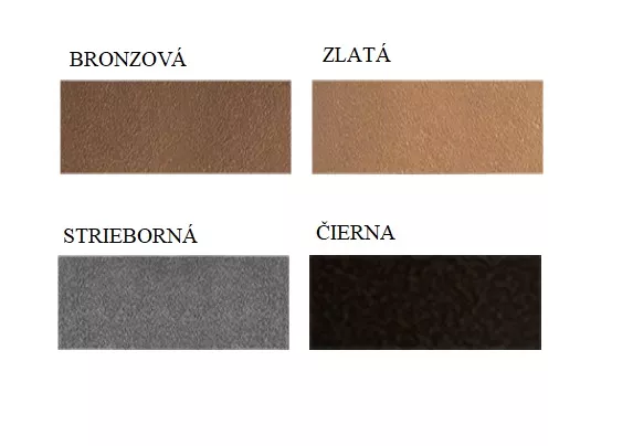 Kríž Elegant - farebné a veľkostné variácie